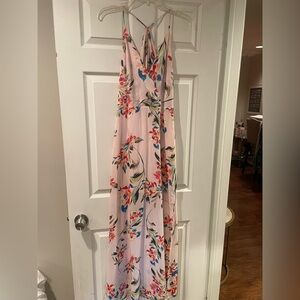 Lush pink mini dress